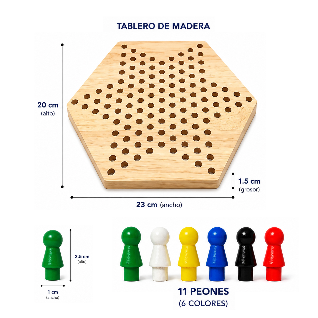 damas chinas madera