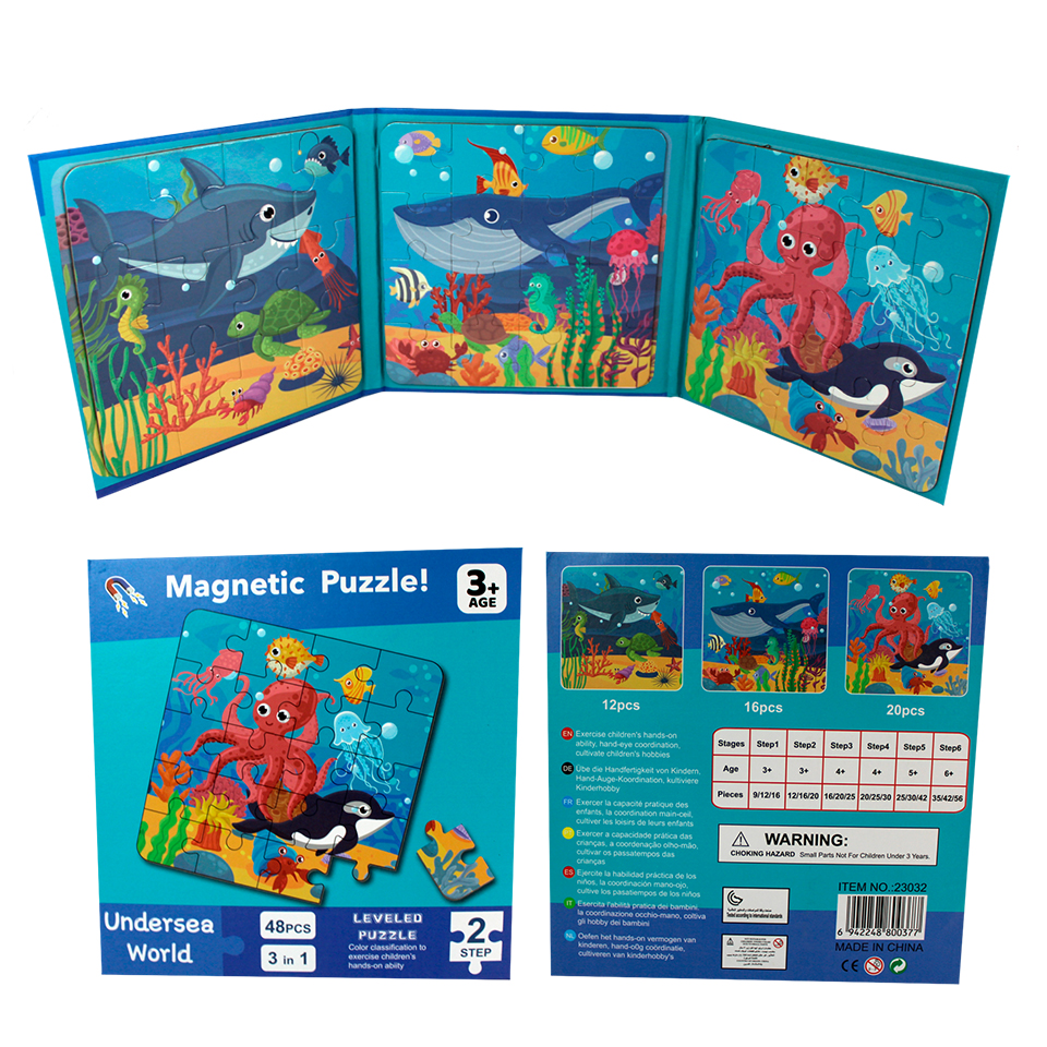 libro rompecabezas magnetico