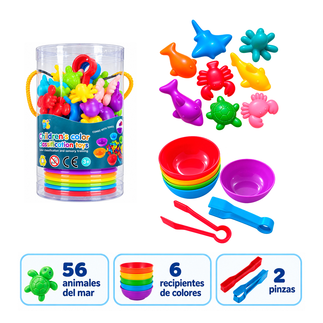 animales del mar para clasificar