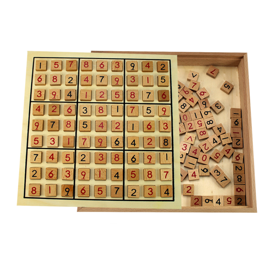 sudoku de madera