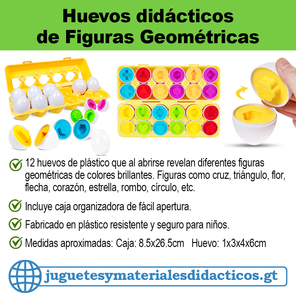 huevos figuras geometricas