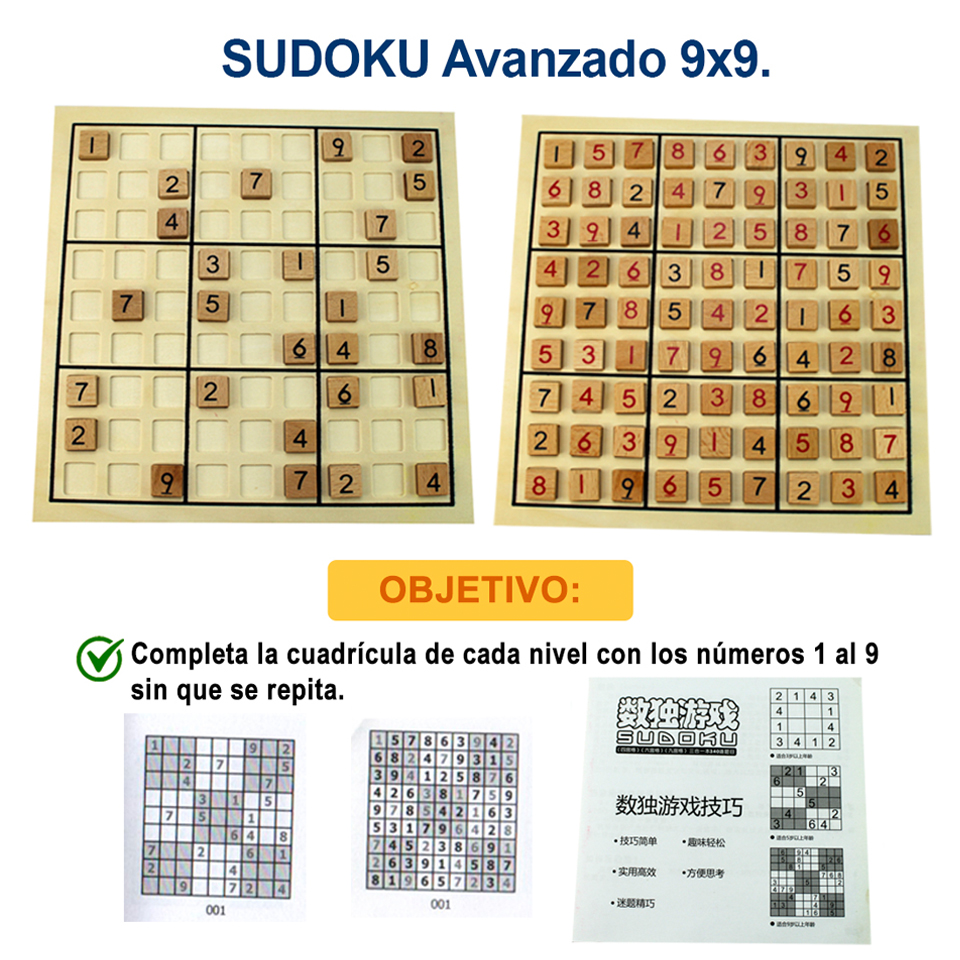 suddoku niveles